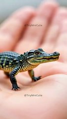 Little Alligator, Big Cuteness Overload! 🐊💕 #shorts #cuteanimals #cute #viral #viralshorts #animals