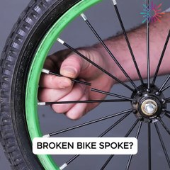 The coolest way to repair bike spokes 🚲