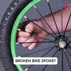 The coolest way to repair bike spokes 🚲