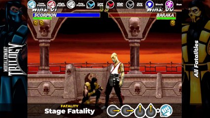 ALL FATALITIES TUTORIAL - Mortal Kombat Trilogy (MKT)