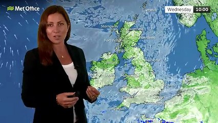 Met Office Morning Weather Forecast 20/08/2025 - Early drizzle south and central