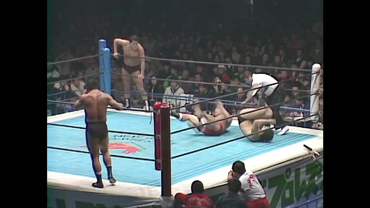 Antonio Inoki & Seiji Sakaguchi vs. Tatsumi Fujinami & Kengo Kimura (12/12/1985)