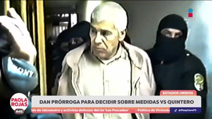 EUA pide más tiempo para decidir las medidas contra Caro Quintero