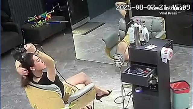 Secador de cabelo explode em salão de beleza e causa pânico