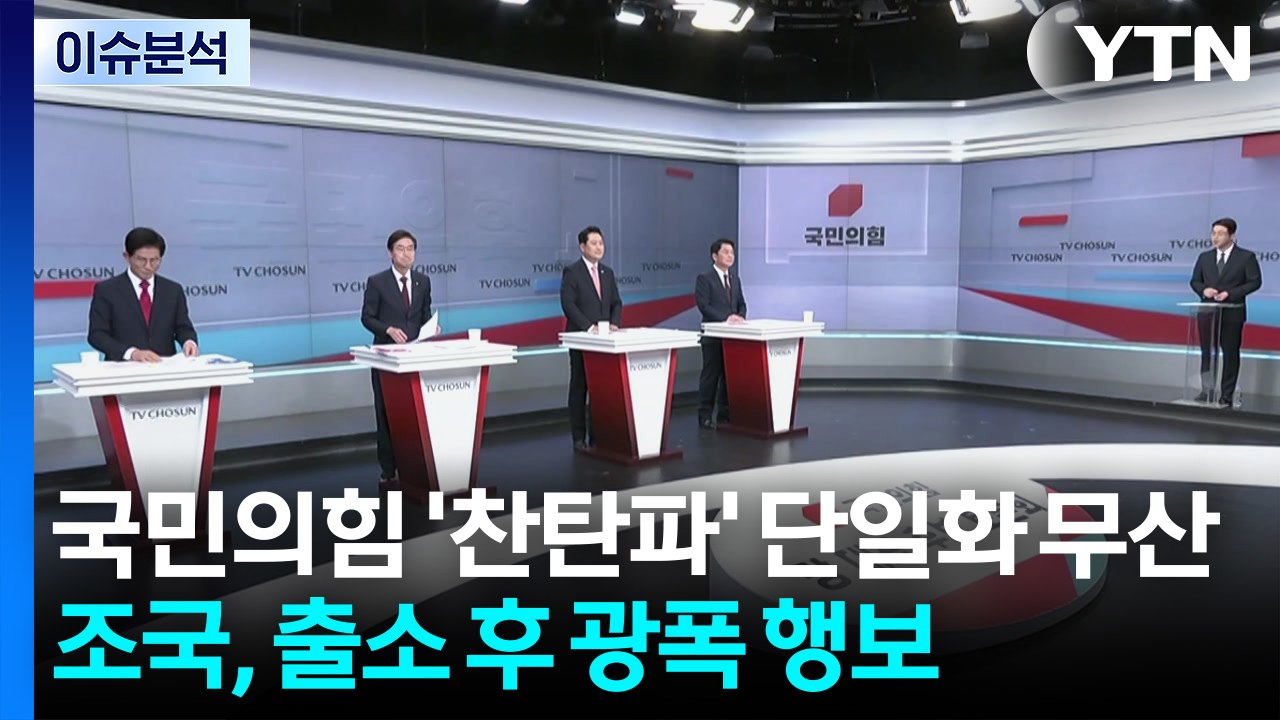 [뉴스NIGHT] 국민의힘 '찬탄파' 단일화 무산...조국, 출소 후 광폭 행보 / YTN