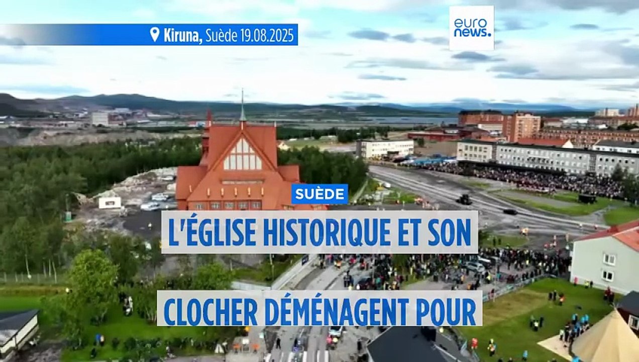 Suède : une église historique déménage pour éviter d'être engloutie par une mine souterraine