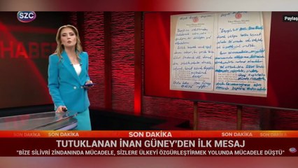 Beyoğlu Belediye Başkanı İnan Güney’den Silivri’den ilk mesaj