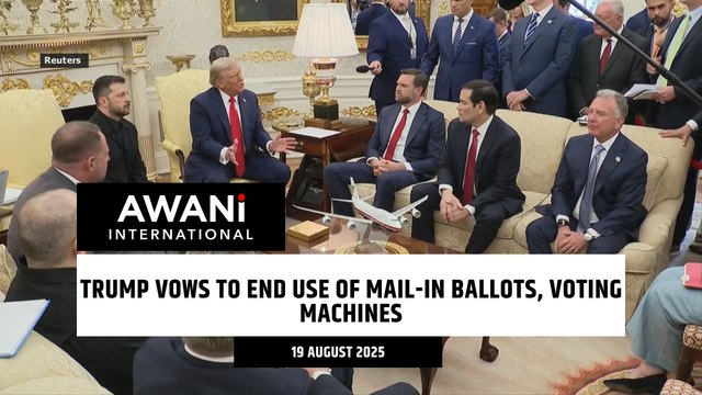 Trump vows to end use of mail-in ballots, voting machines