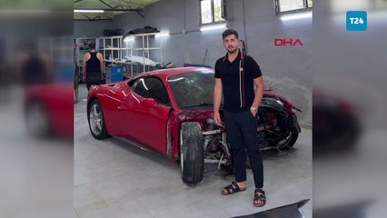 Hurdaya dönen 15 milyonluk aracın sahibi: Alalı 5 gün olmuştu, hiç binemeden gitti