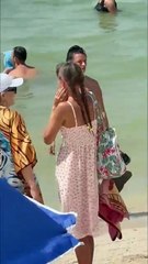 🇦🇪 Dubai Marina Beach A Hot Day