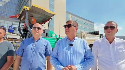 Burdur'da Yeni Hastane Yolunda Asfalt Çalışması Başladı