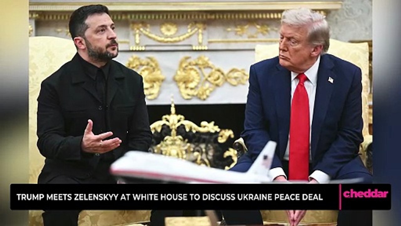 Trump Meets Zelenskyy at White House to Discuss Ukraine Peace Deal