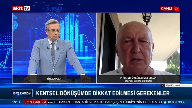 İş ve Ekonomi - Övgün Ahmet Ercan - Yaşanan depremler ve ekonomik sonuçları