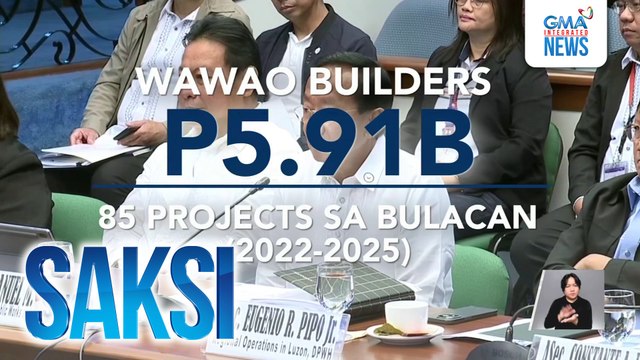 Wawao Builders at 7 pang contractor ng flood control projects na 'di dumalo sa pagdinig, ipina-subpoena | Saksi