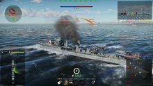 🎮BattleShip Auxiliary Caliber destroy🔥 #warthunder