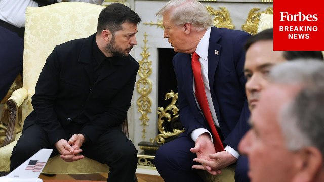 Trump, Zelensky, And EU Leaders Meet At White House To Discuss Ending Russia-Ukraine War