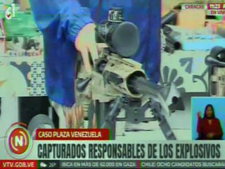 Vpdte. Sec. Cabello expuso nuevo arsenal incautado que sería utilizado en actos terroristas