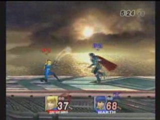 Brawl SN3S (Zamus) Vs ROB59 (Marth)
