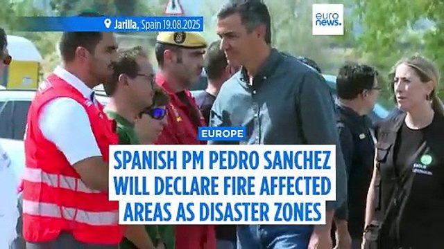 Spain battles record fires despite end of heatwave bringing cooler temperature