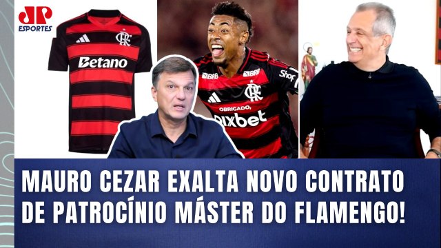 O Flamengo deu UM GOLPE DE MESTRE! FOI BEM PRA CACE%E! Mauro Cezar ELOGIA novo PATROCÍNIO MÁSTER!