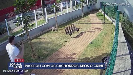 Homem que matou gari foi passear com os cachorros após o crime
