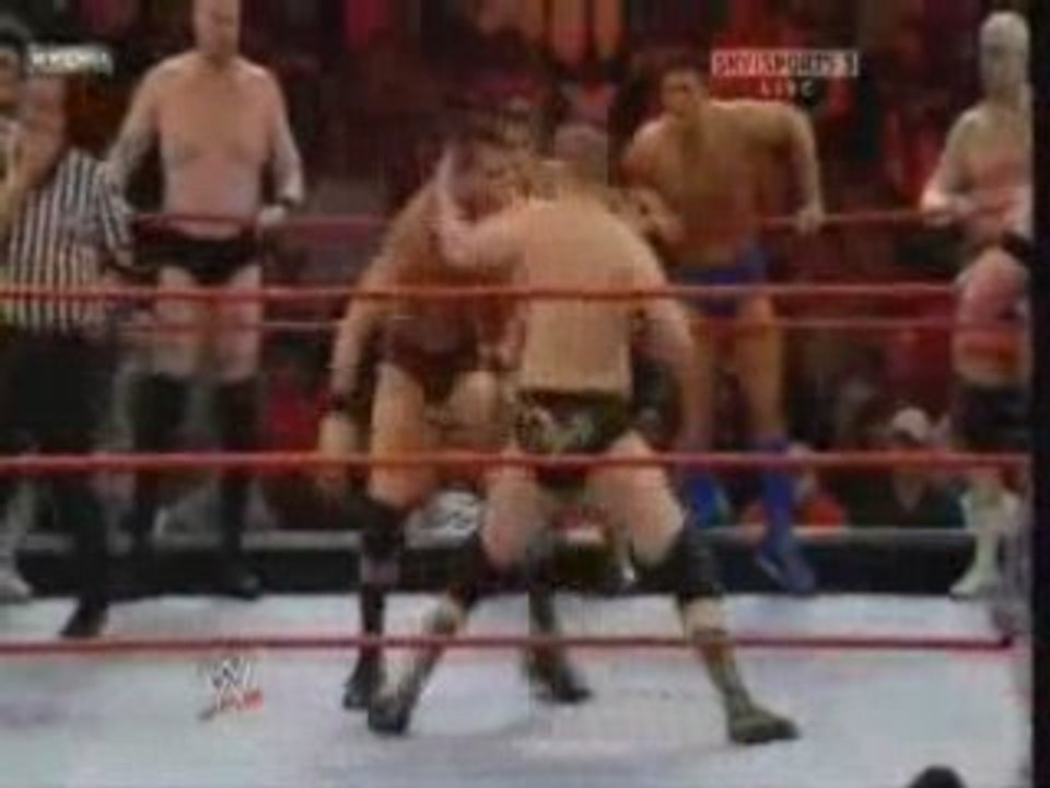 Cena et orton vs raw roster