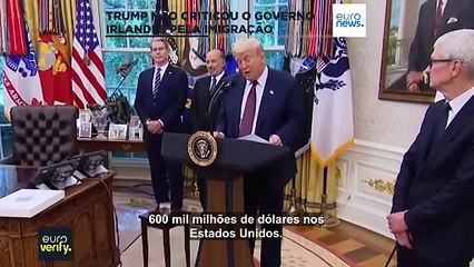 Não, Trump não atacou o Governo irlandês por causa da imigração