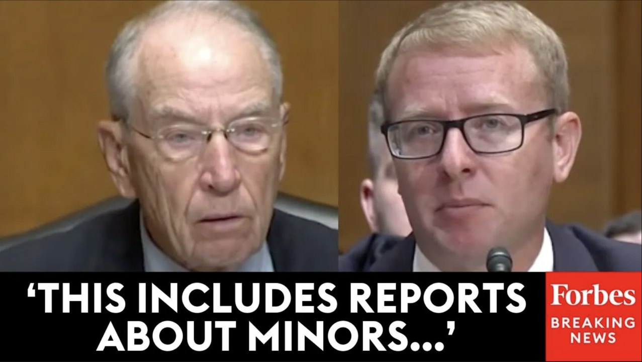 Chuck Grassley Asks Trump Official About Allegations Trafficking Hotline Contractor Isn't Reporting Tips