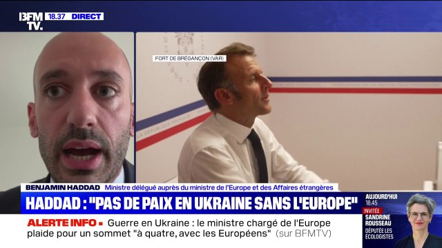 Sommet à la Maison-Blanche: les Américains seront prêts à participer à ces garanties de sécurité , assure Benjamin Haddad, ministre délégué auprès du ministre de l'Europe et des Affaires étrangères