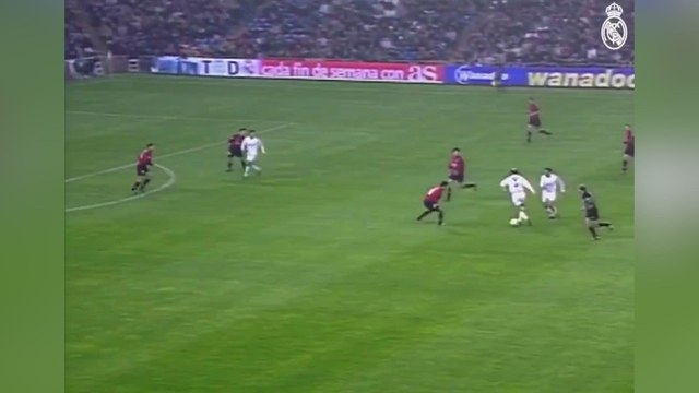En un Madrid-Osasuna dejó Roberto Carlos su mejor centro en el Madrid: inolvidable lo que logró que hiciera el balón