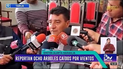 Alcaldía de Tarija emite alerta naranja por fuertes vientos