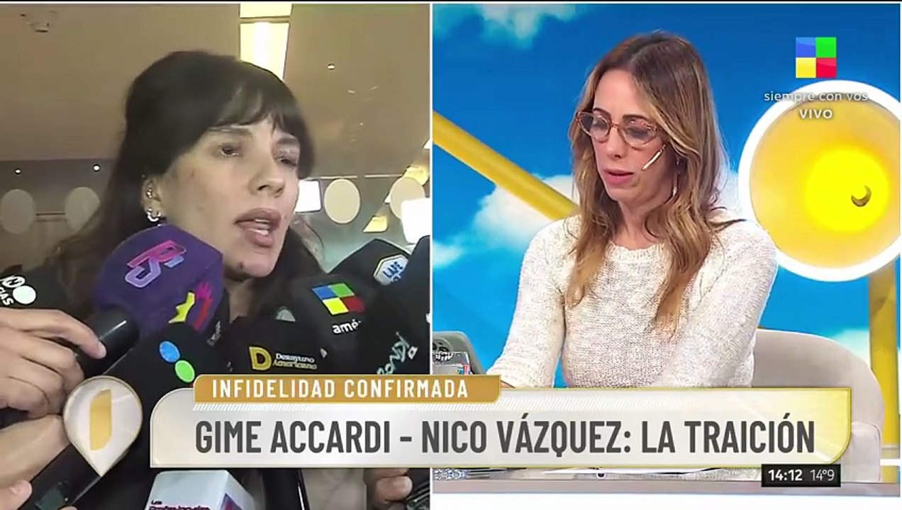 Sabrina Rojas se solidarizó con Gimena Accardi tras confesar la infidelidad a Nico Vázquez: "Injusto"
