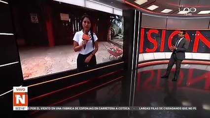 Escombros de obra destrozan techo