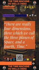 The Time Machine - HG Wells (1895) Quotes