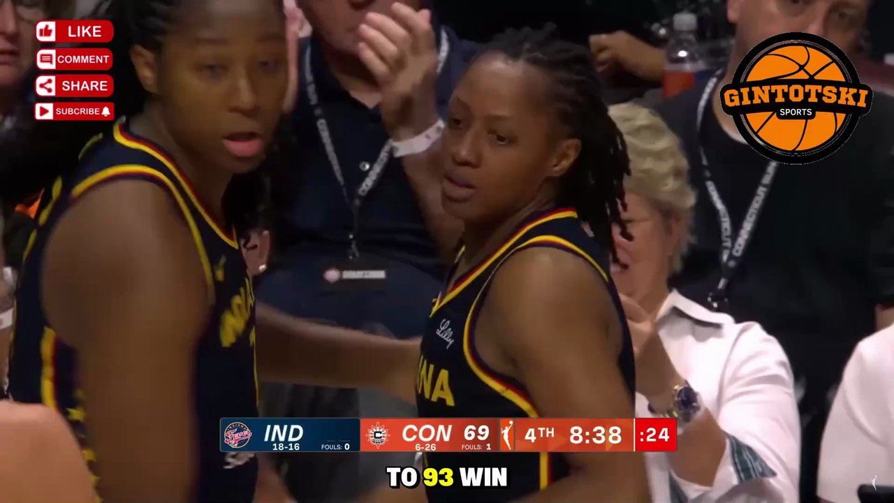 Indiana Fever vs Connecticut Sun FULL Game Recap | Record-Breaking Comeback & Playoff Push