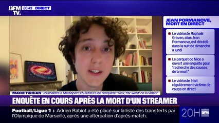 Mort du streamer Jeanpormanove: "Ils étaient constamment en train de l'humilier et de l'insulter", explique Marie Turcan, journaliste à Mediapart