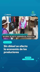Sin diésel se afecta la economía de los productores