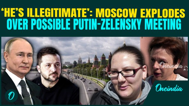 ‘Zelensky is an Illegitimate Prez’: Russians HUMILIATE Zelensky Ahead of Putin-Trump-Zelensky Meet