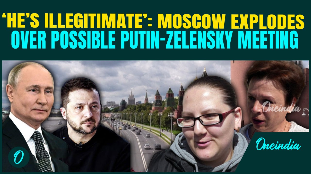 ‘Zelensky is an Illegitimate Prez’: Russians HUMILIATE Zelensky Ahead of Putin-Trump-Zelensky Meet
