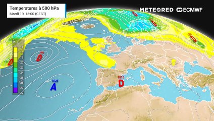 Après la goutte froide, retour de l'anticyclone en France