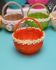 Lovely crafts with yarn and cord