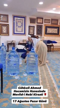 Muhammed Mardini ve Cübbeli Ahmet Mevlid-i Nebi için hazırlıklara başladı!