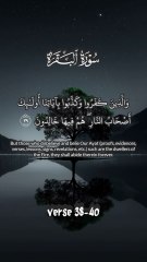surah baqrah verse 38-40 #surah #duet #baqrah #recitation #alquran #love #shorts