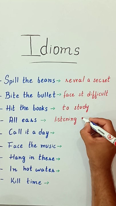 Most Common English Idioms  #learnenglish  #idioms