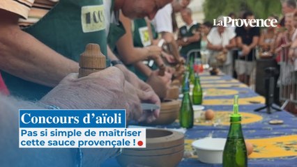 Concours du meilleur aïoli : pas si simple de réaliser cette sauce provençale !