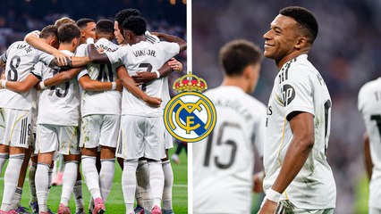 Kylian Mbappé marca su primer gol de la temporada y le da la victoria al Real Madrid