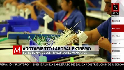 OMS indica que tres de cada cuatro empleados en México padecen agotamiento laboral