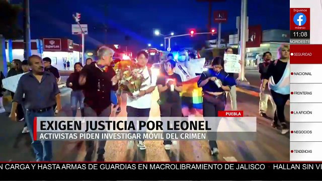 Familiares, amigos y colectivos LGBT+ piden esclarecer el homicidio de Leonel Herrerías en Puebla