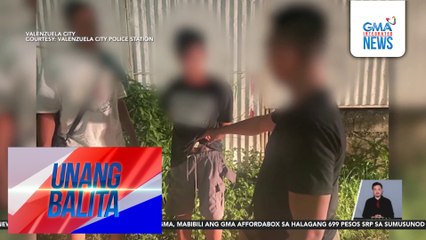 Lalaking nakitaan ng baril na nakasukbit sa baywangm arestado; baril, hindi lisensiyado | Unang Balita