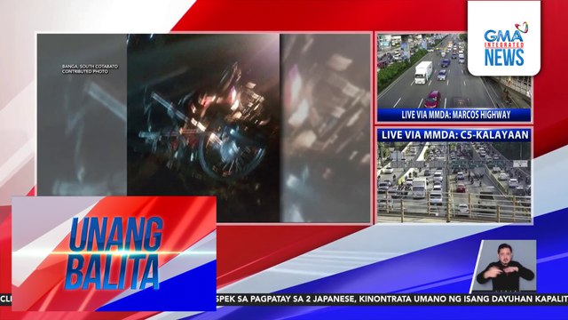 Motorcycle rider, naputulan ng paa matapos sumalpok sa truck at mabangga ng isa pang motorsiklo; isa pang rider, sugatan din | Unang Balita